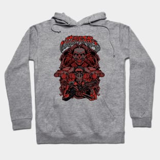 HORROR ILLUSTRATED MAD MAX RED Hoodie